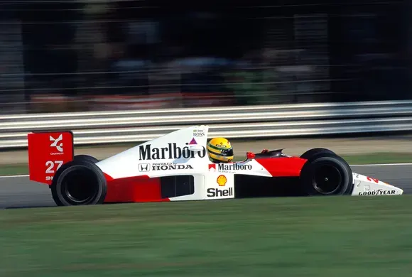 McLaren F1 1990 Championship Winning Car, the MP4/5B Driven By Senna