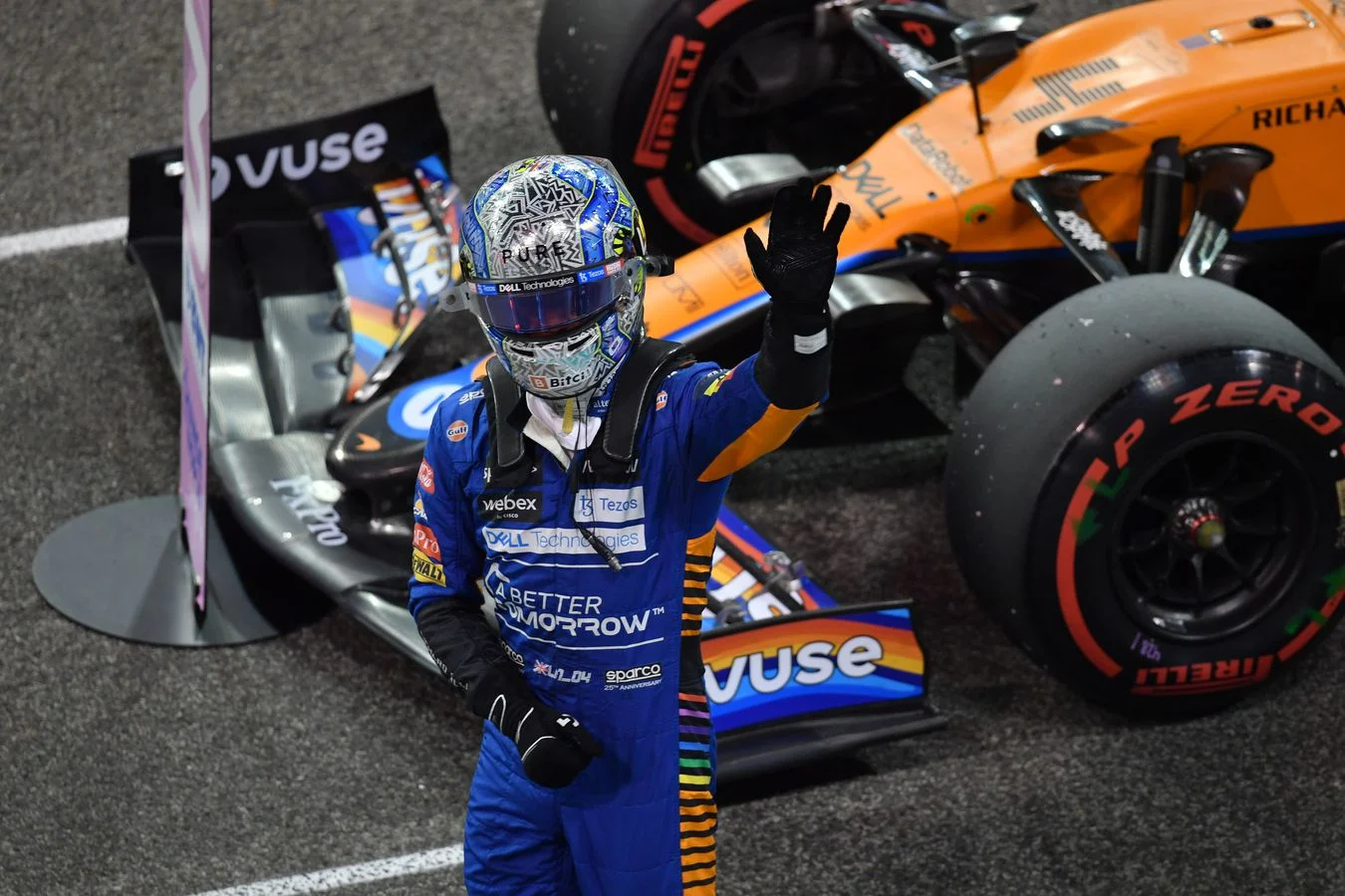 2021 Abu Dhabi Grand Prix – Qualifying "A very good result from the final qualifying session of the MCL35M" - 6