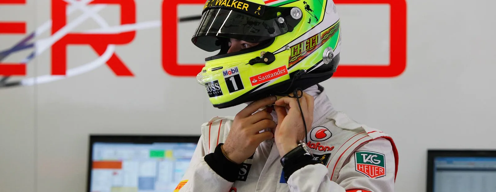 As the 2013 F1 season gets underway, we're giving you the chance to win a full scale replica helmet signed by our newest recruit, Sergio Pérez!