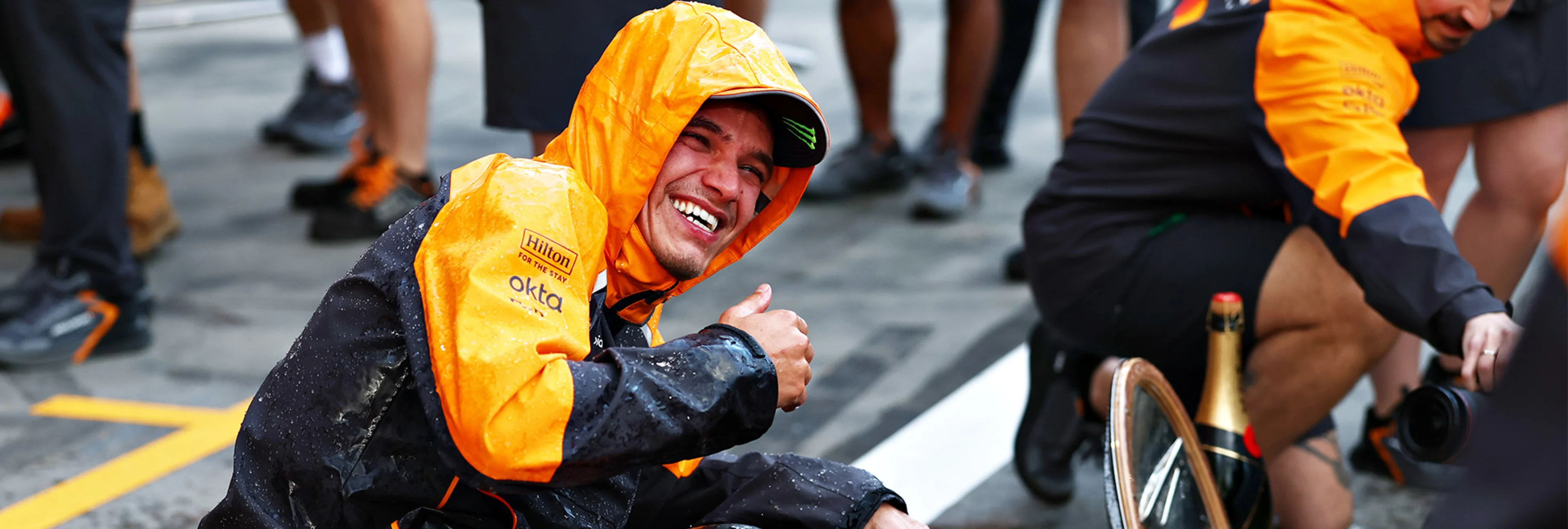 Lando hails the team’s decision-making as key to victory in “tough and stressful” Australian GP