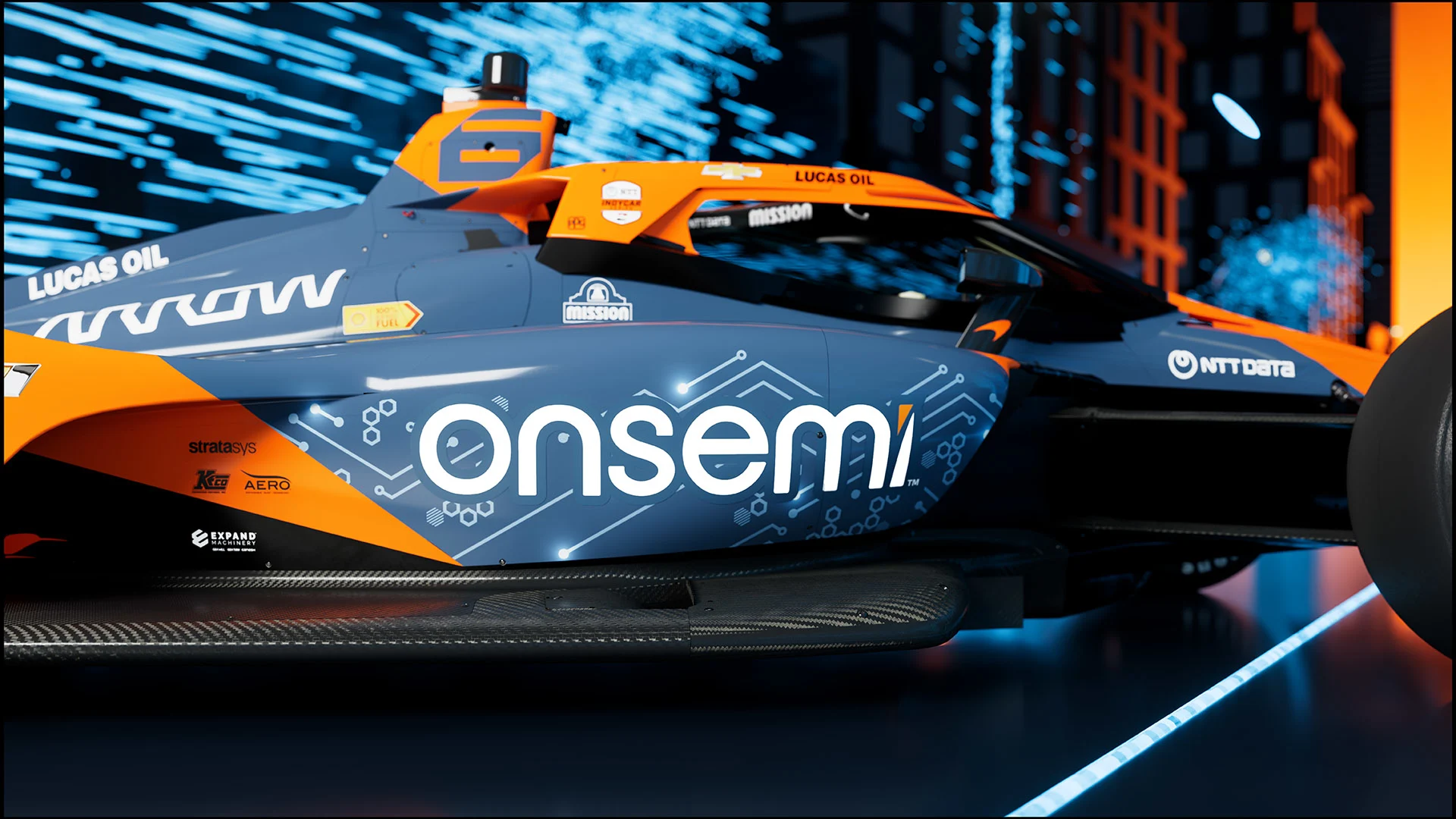 Indycar - 2024 - Grand-prix-of-long-beach - Arrow-mclaren-reveals-onsemi-livery-for-no.-6-chevrolet - Arrow McLaren No. 6 onsemi Arrow McLaren Chevrolet - 1