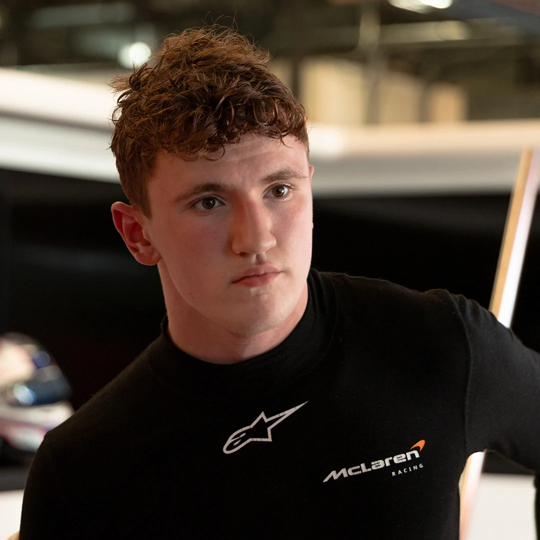 Descriptive Card - McLaren Driver Development Programme’s Alex Dunne to take part in Free Practice 1 at the 2025 Austrian Grand Prix