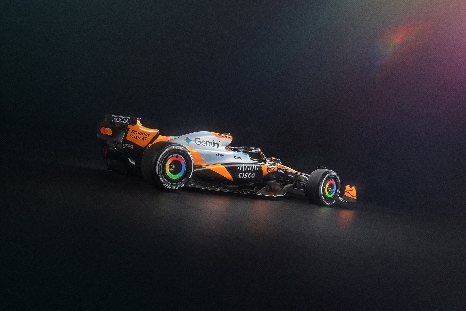 ELGIN エルジン FORMULA ONE フォーミュラ1ワールドチャンピオン McLaren unveils Google Gemini livery enhancement for the United