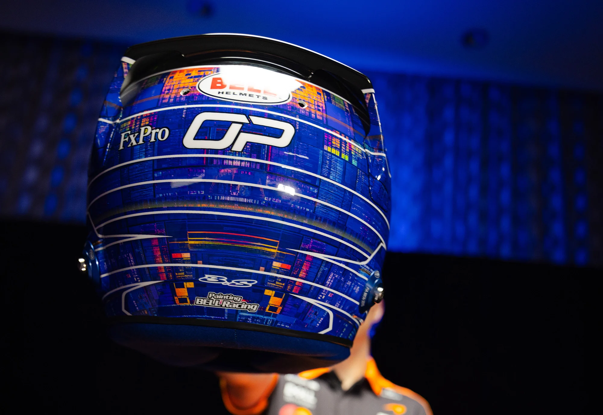 Oscar Piastri's US GP Helmet