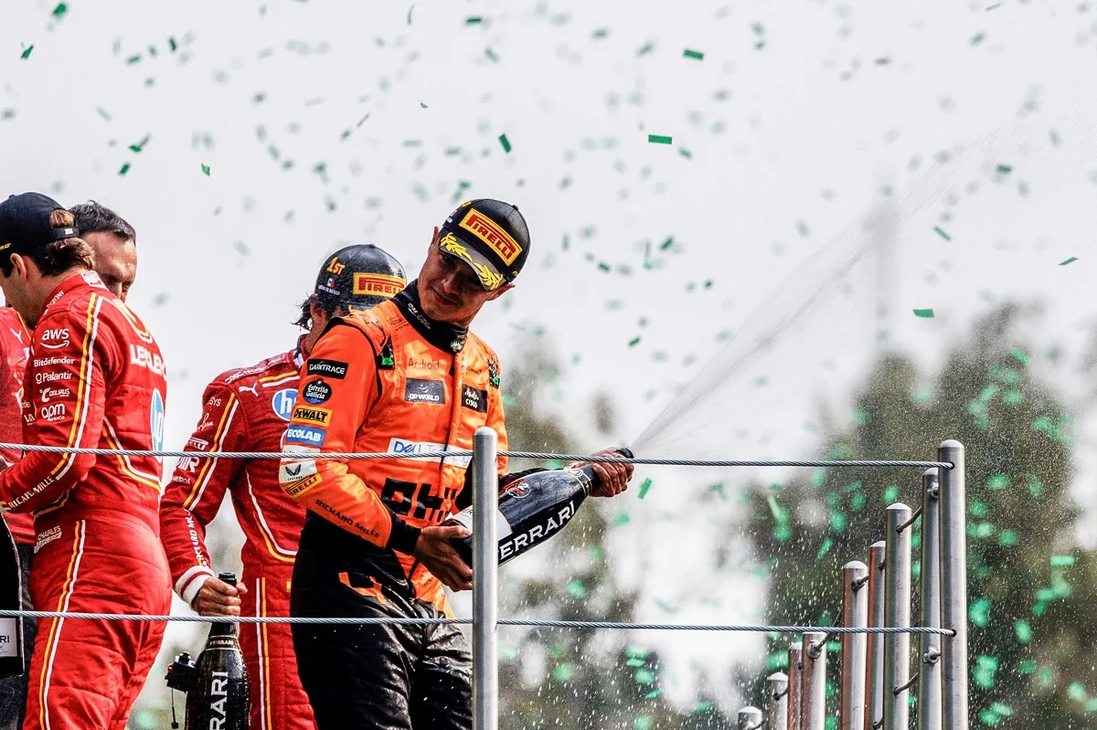 Hear from McLaren Formula 1 drivers Lando Norris and Oscar Piastri, as well as Team Principal Andrea Stella, after the Mexico City Grand Prix.