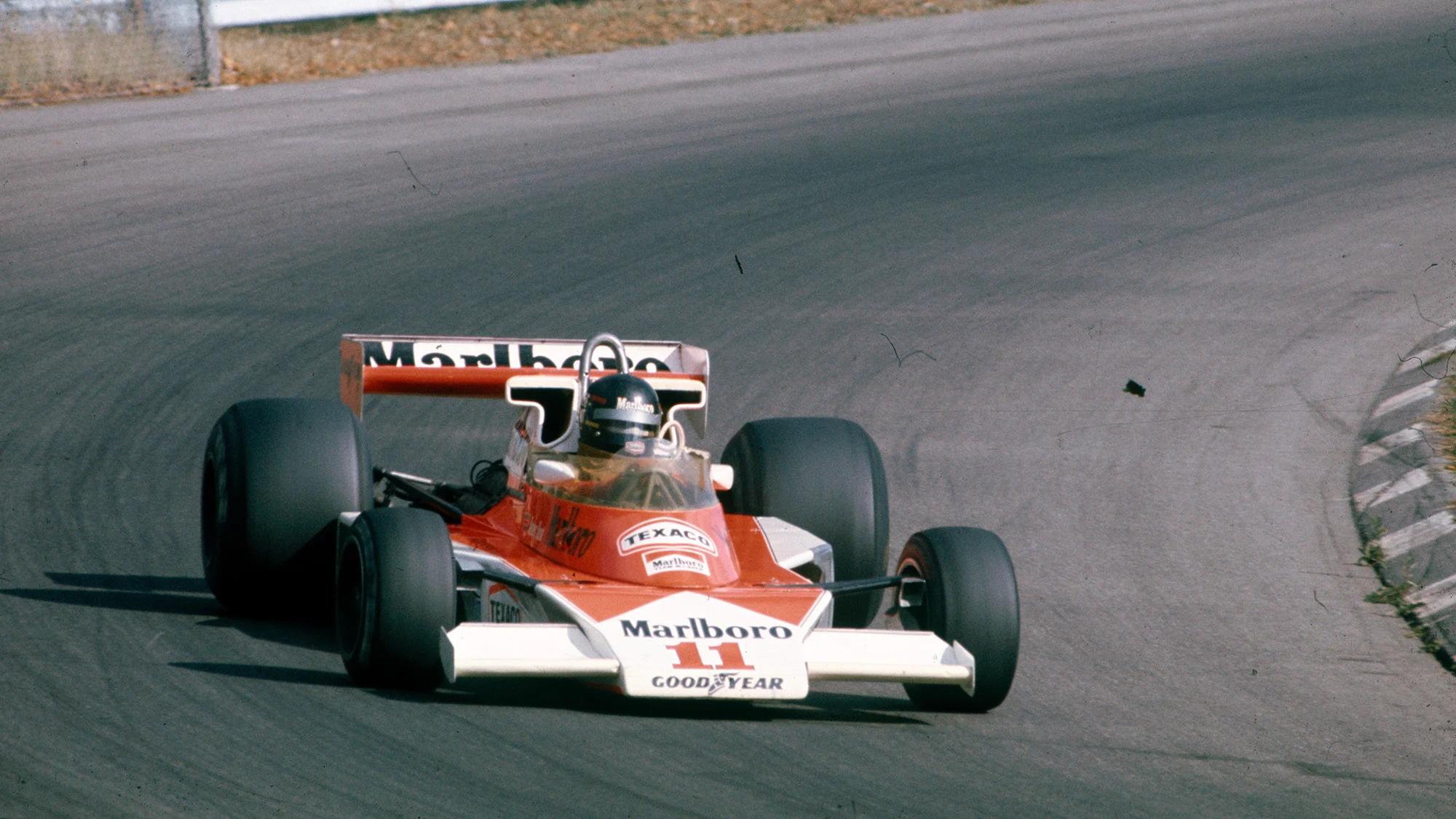 James Hunt, McLaren M23 Ford during the United States GP at Watkins Glen International on October 10, 1976, United States of America.
