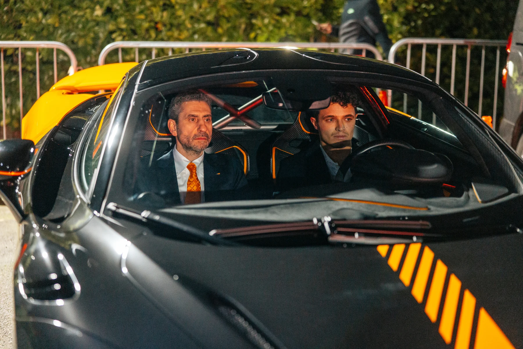 Formula-1 - 2025 - The-whole-team-are-excited-reaction-from-the-team-at-f1-75-live - Behind the curtain  F1 on stage - 0