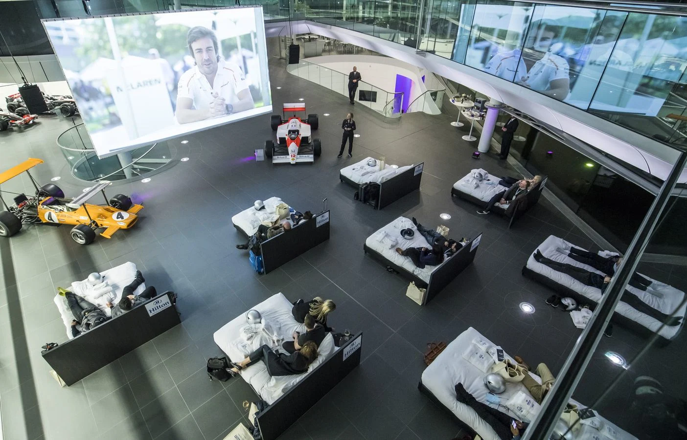 Partners - Hilton - Night-at-mclaren-2018 - A night at McLaren We teamed up with Hilton for a very special sleepover - 1