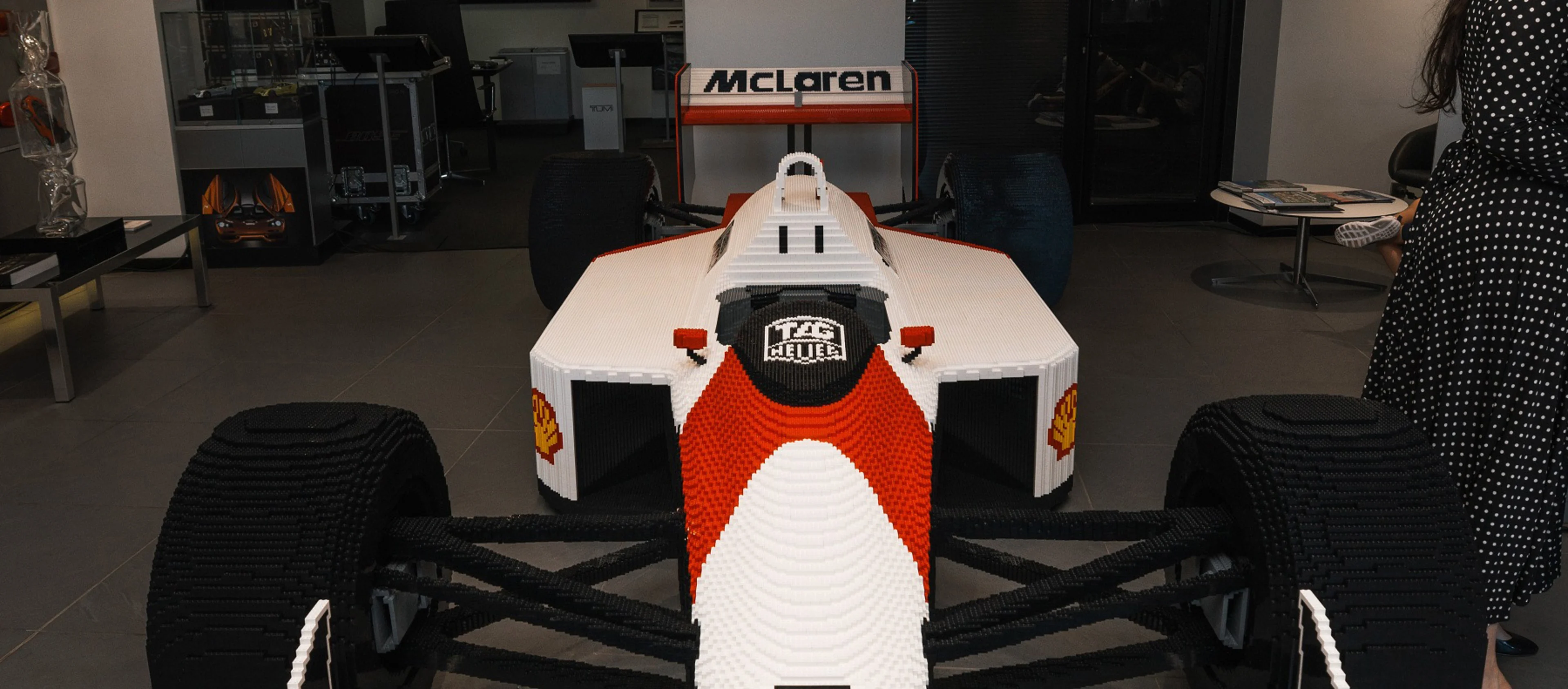 400,000 bricks and 700 hours: How the full-scale LEGO® Icons McLaren MP4/4 car was built
