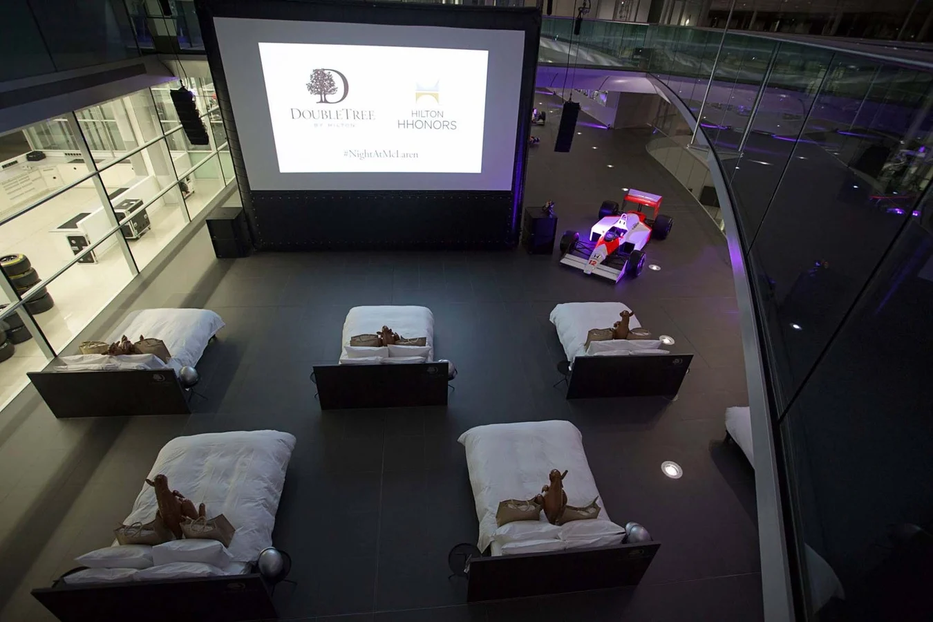 Partners - Hilton - Doubletree-hilton-presents-night-mclaren - DoubleTree by Hilton Presents: 'A Night At McLaren' Launching the world's first grand prix sleepover experience - 4