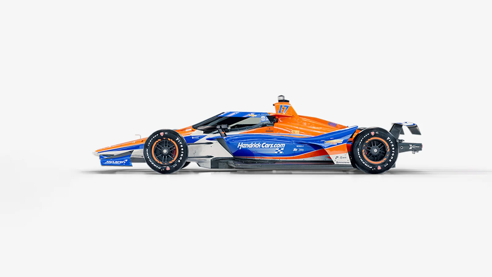 Indycar - 2023 - Zak-brown-qa-on-2024-indy-500-kyle-larson-livery-reveal - No. 17 HendrickCars.com Arrow McLaren Chevrolet Kyle Larson - 1