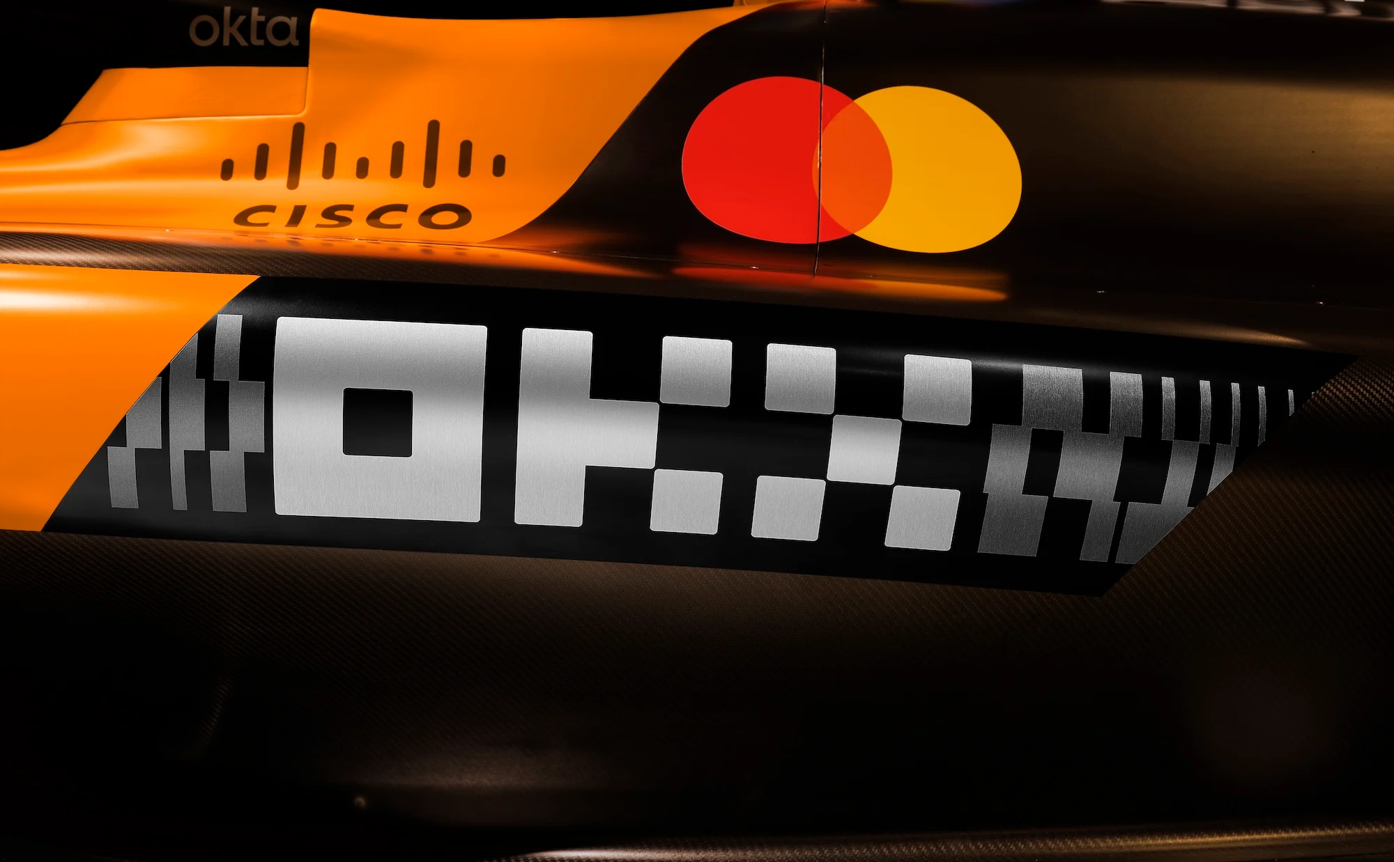MCL40 OKX livery launch for the Italian Grand Prix