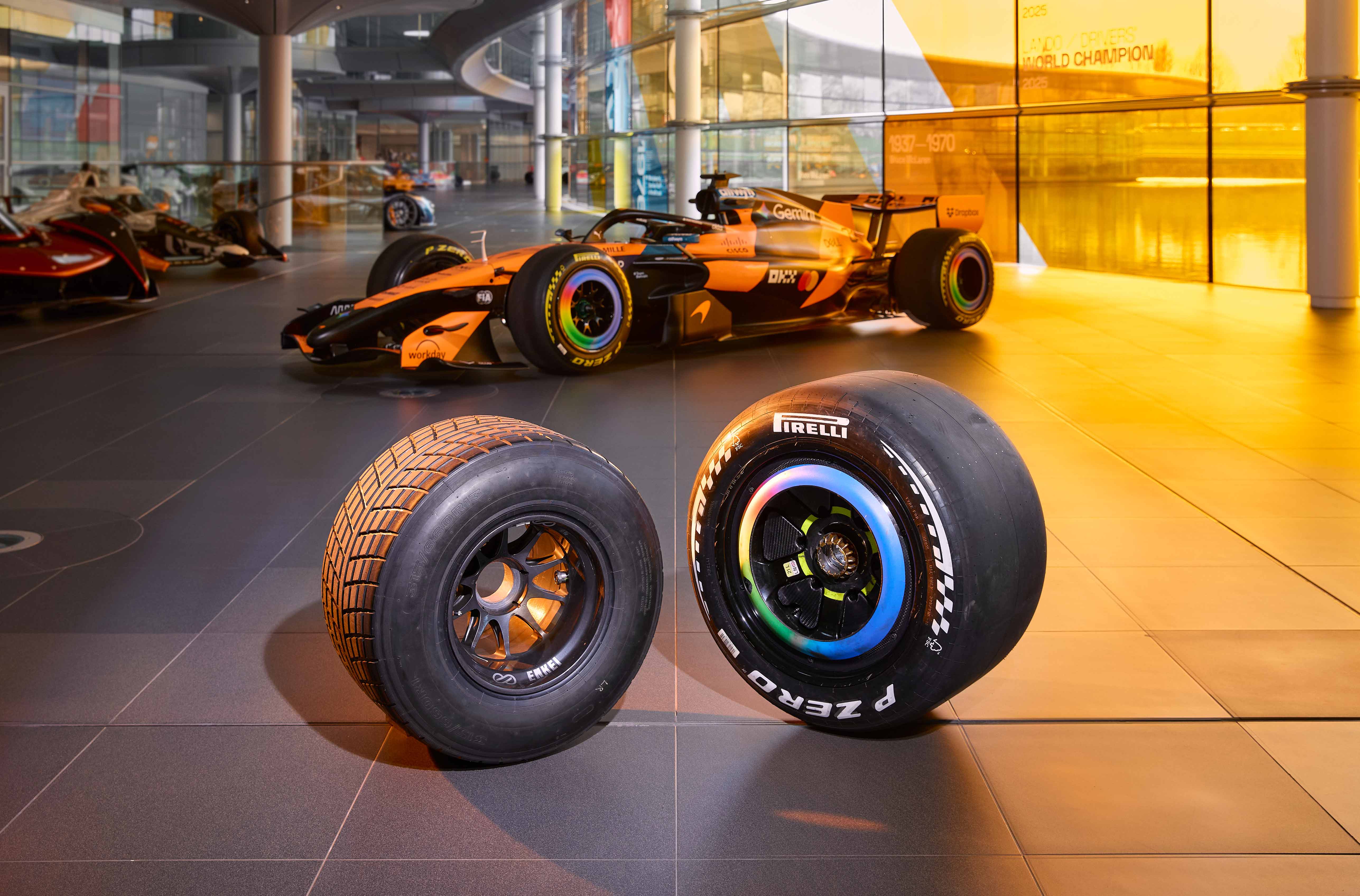 Official image for McLaren F1 × Enkei: 2026 return