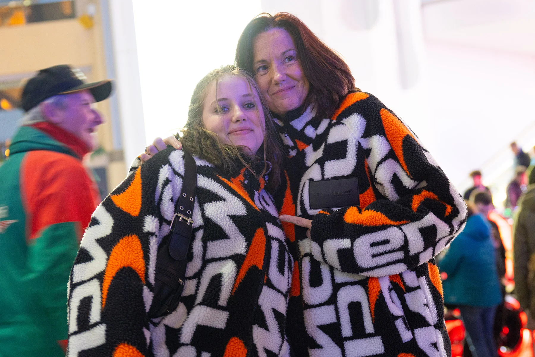 Formula-1 - 2025 - The-whole-team-are-excited-reaction-from-the-team-at-f1-75-live - Behind the curtain  F1 on stage - 2