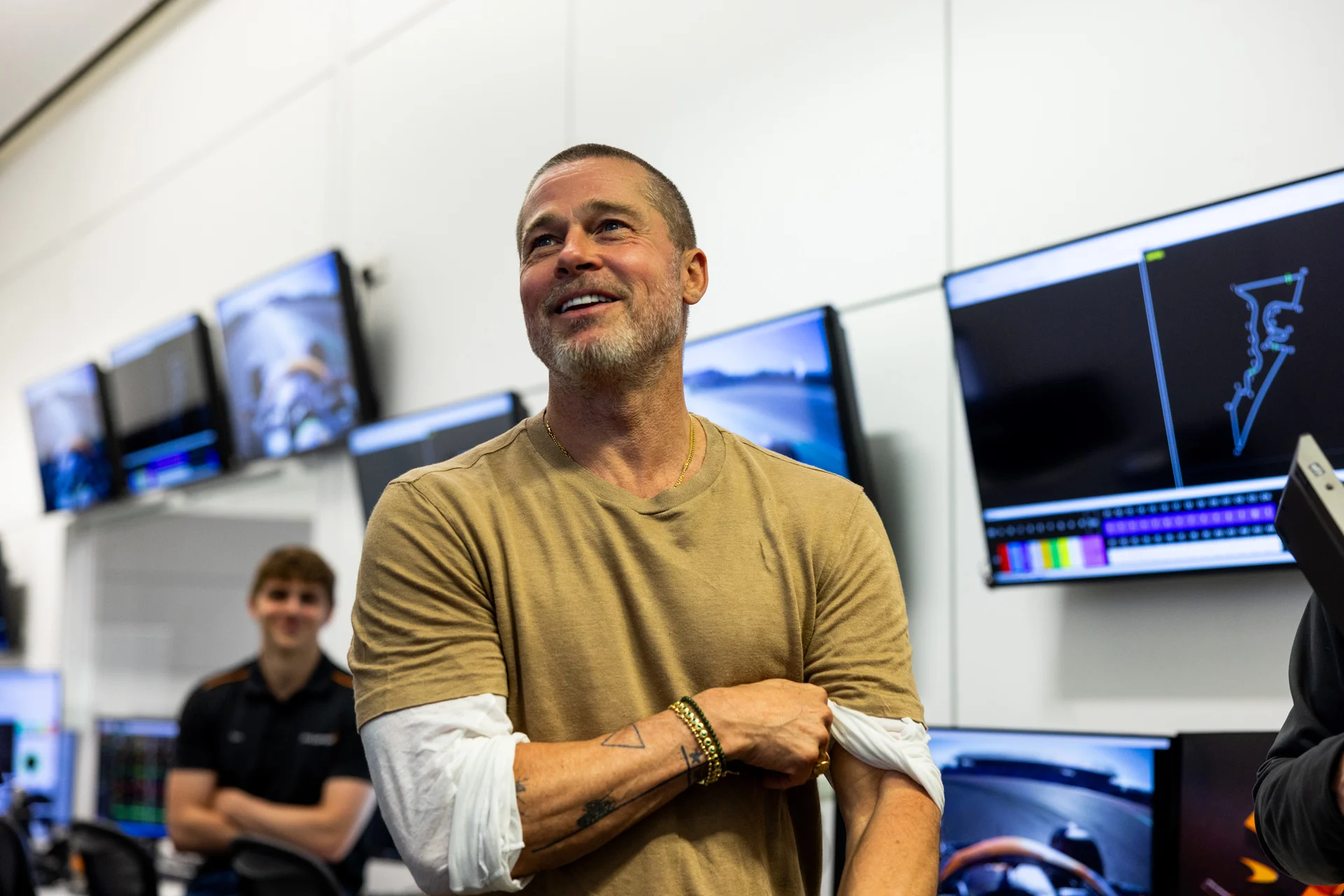Behind the scenes of Brad Pitt’s Formula 1 test with McLaren