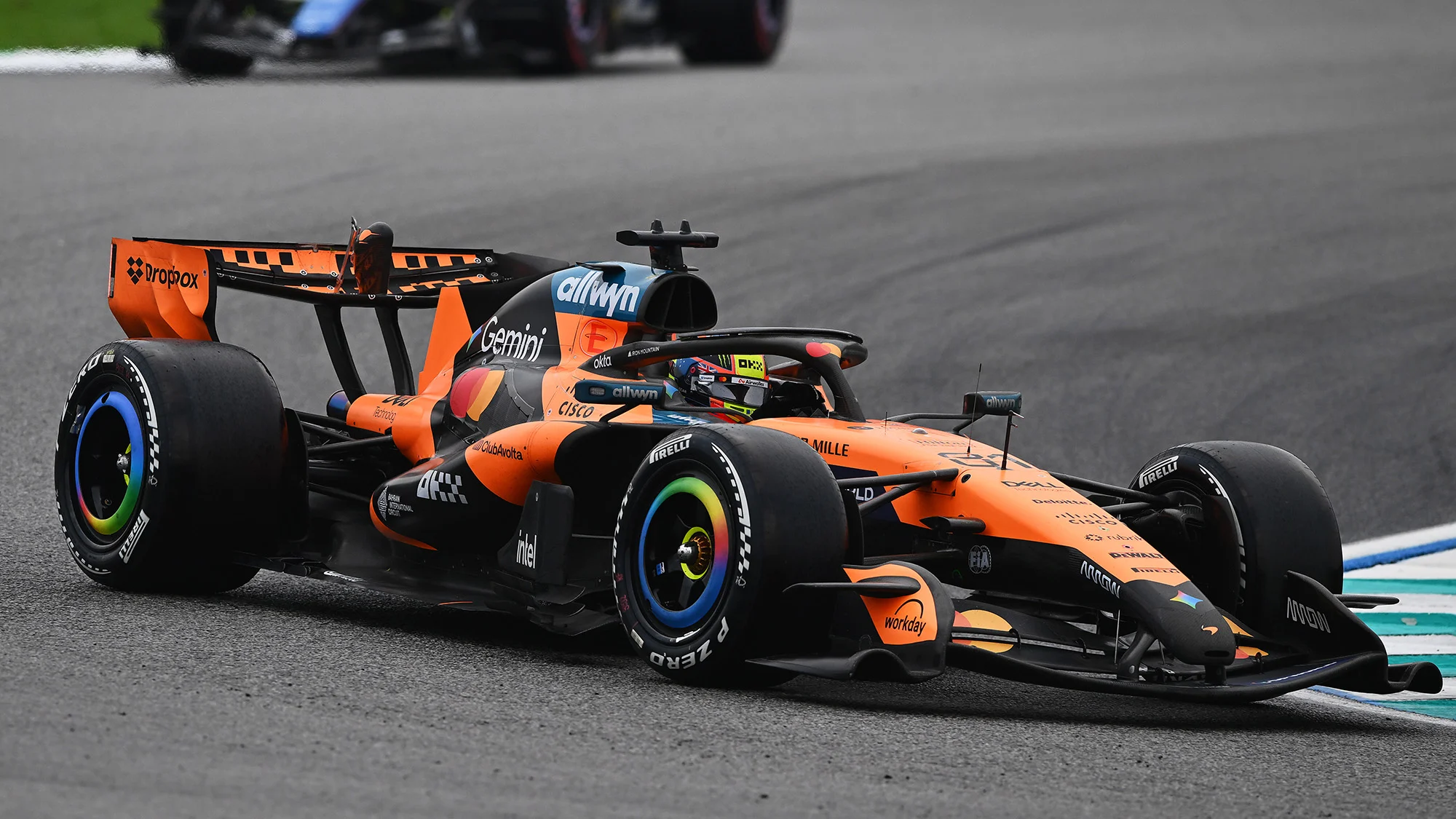 Oscar Piastri on track during the 2026 Bahrain Grand Prix in Malaysia