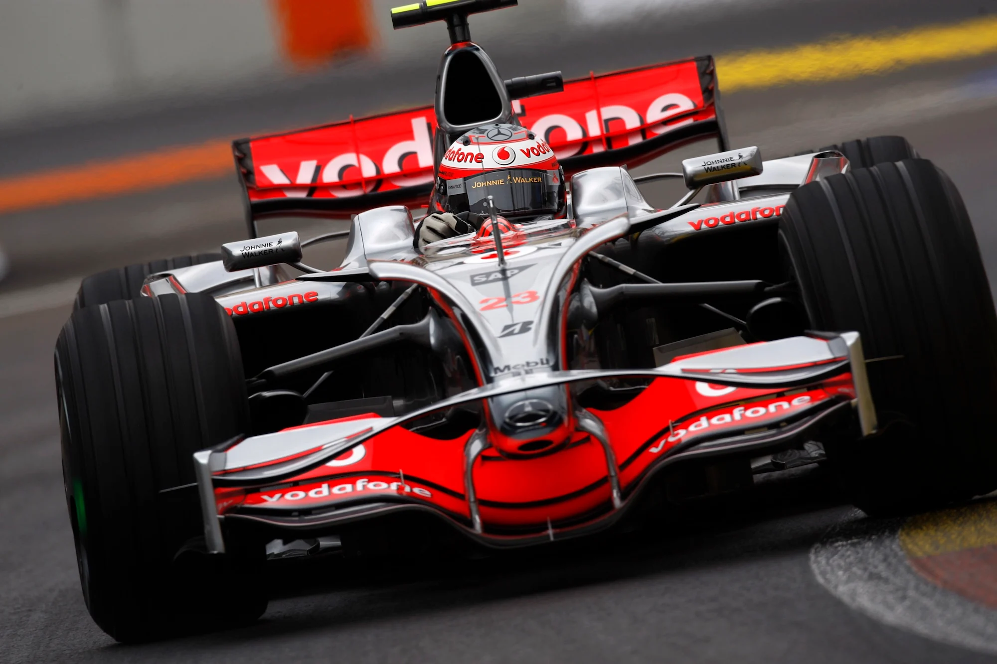 Heikki Kovalainen in the McLaren MP4-23 at the Chinese grand prix