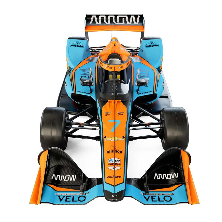 Latest-news - Mclarenracing - Article - Alexander-rossis-no-7-web-gallery - Alexander Rossi's No. 7 Arrow McLaren's first 2023 challenger has dropped! - 1