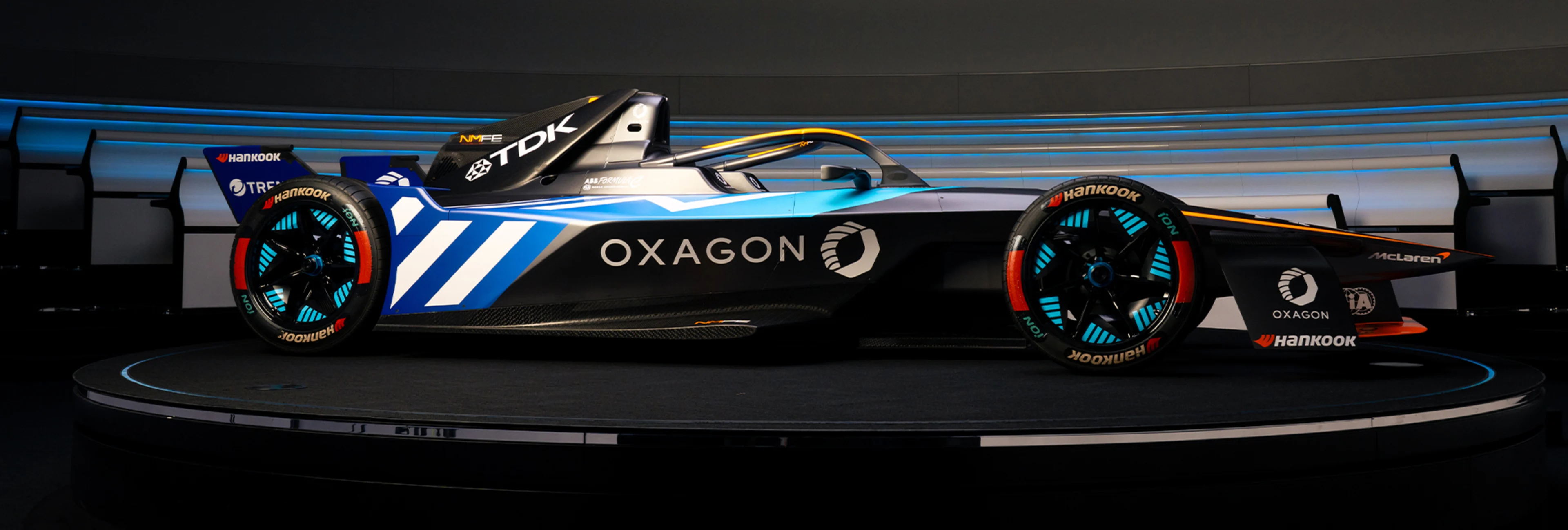 NEOM McLaren Formula E Team and Oxagon unveil special livery for the 2025 London E-Prix