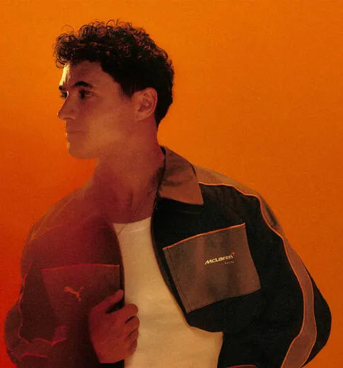 Lando Norris sports the new fanwear by PUMA