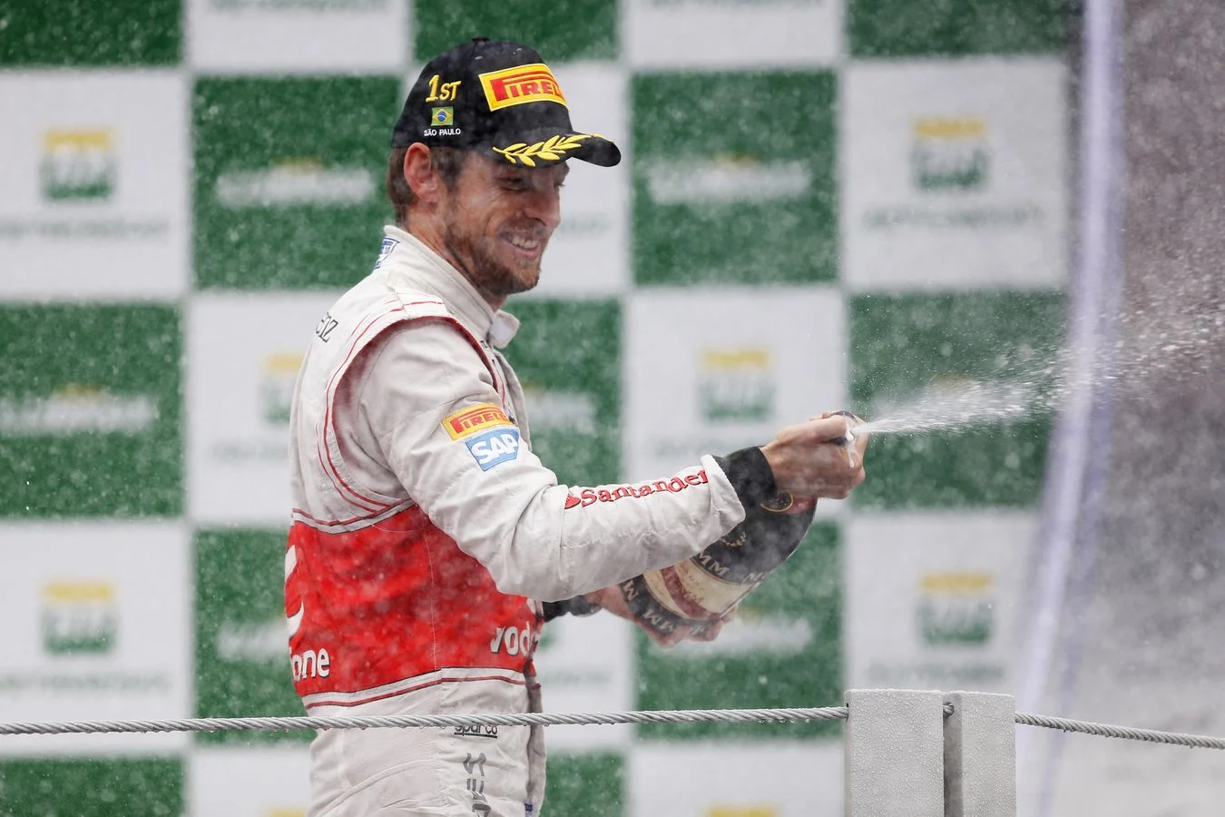 - 2012: Who could forget Jenson's look at Brazilian GP?