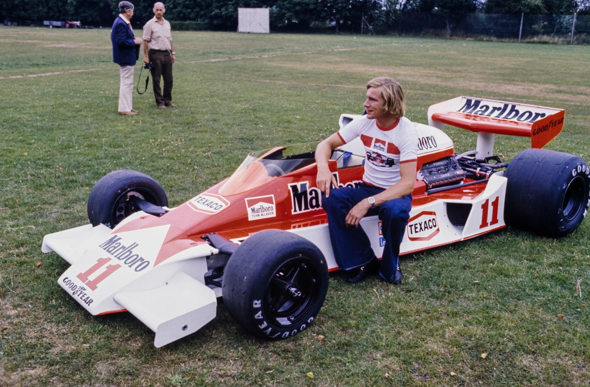 James Hunt drives the #11 Marlboro Team McLaren McLaren M23 Ford V8 during the Grand Prix of Monaco on 30 May 1976