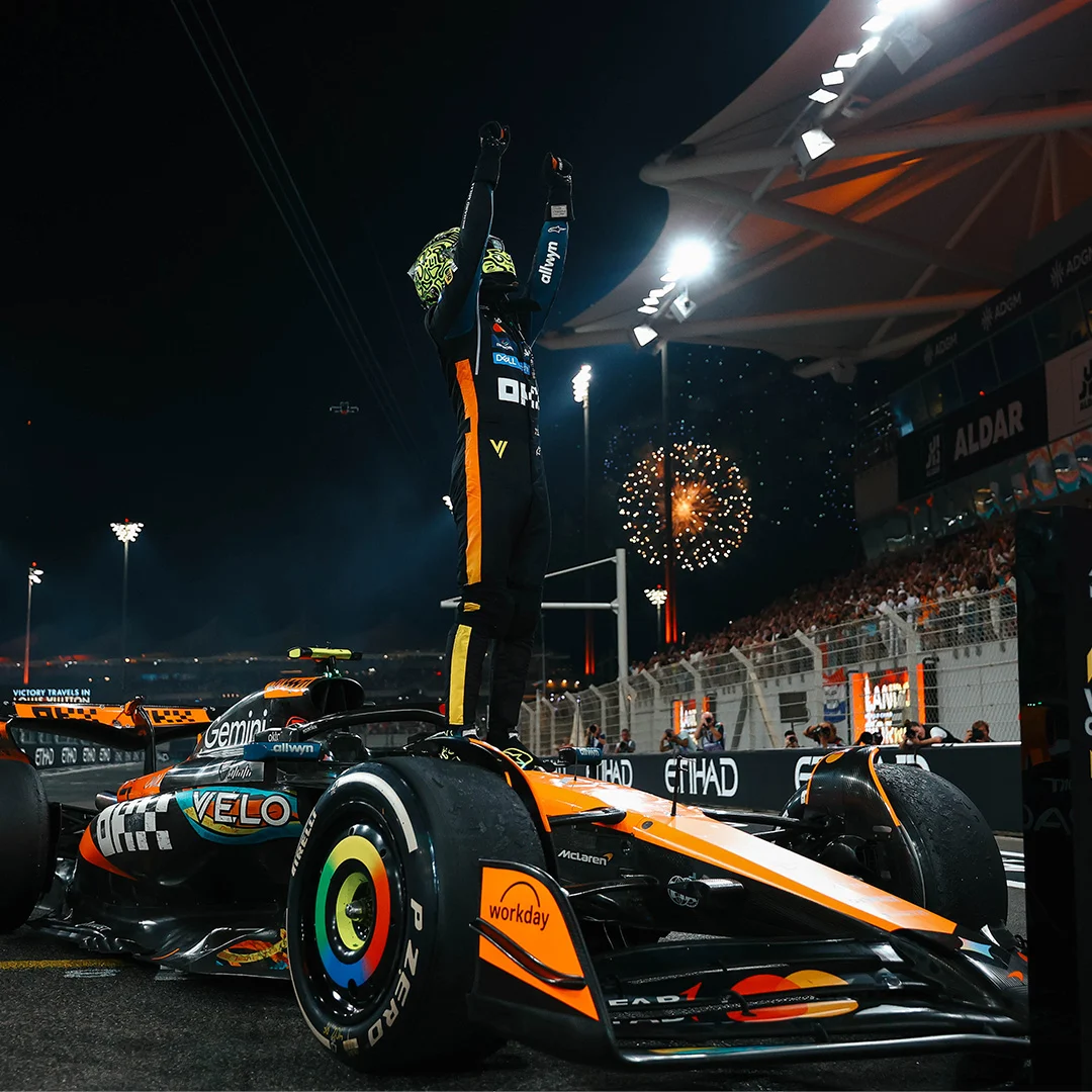 Descriptive Card - The story of Lando Norris and McLaren