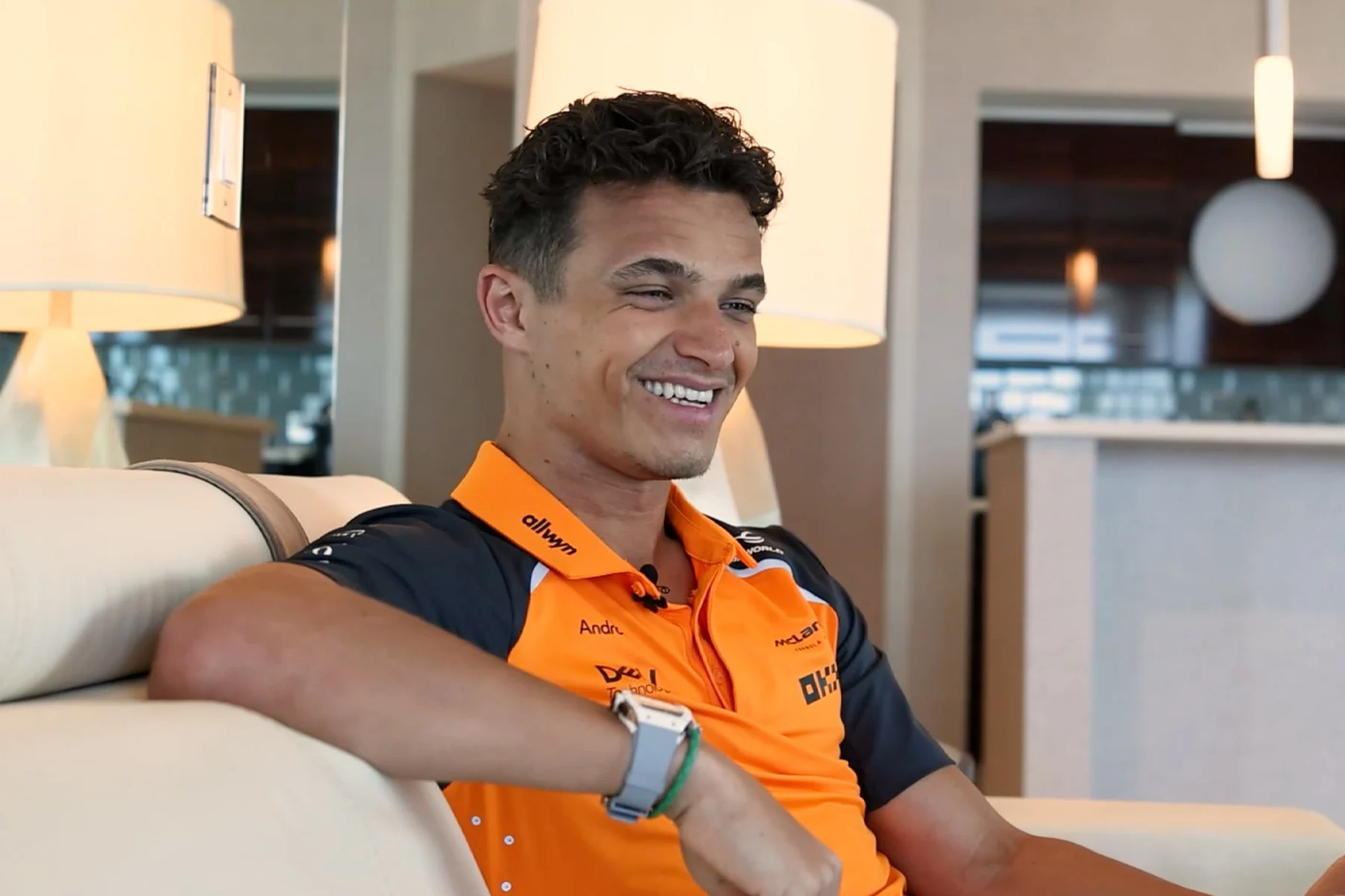 Reflecting on his first F1 victory, Lando reveals his memories from crossing the line, where he’s displayed his trophy, and how it feels 12 months on