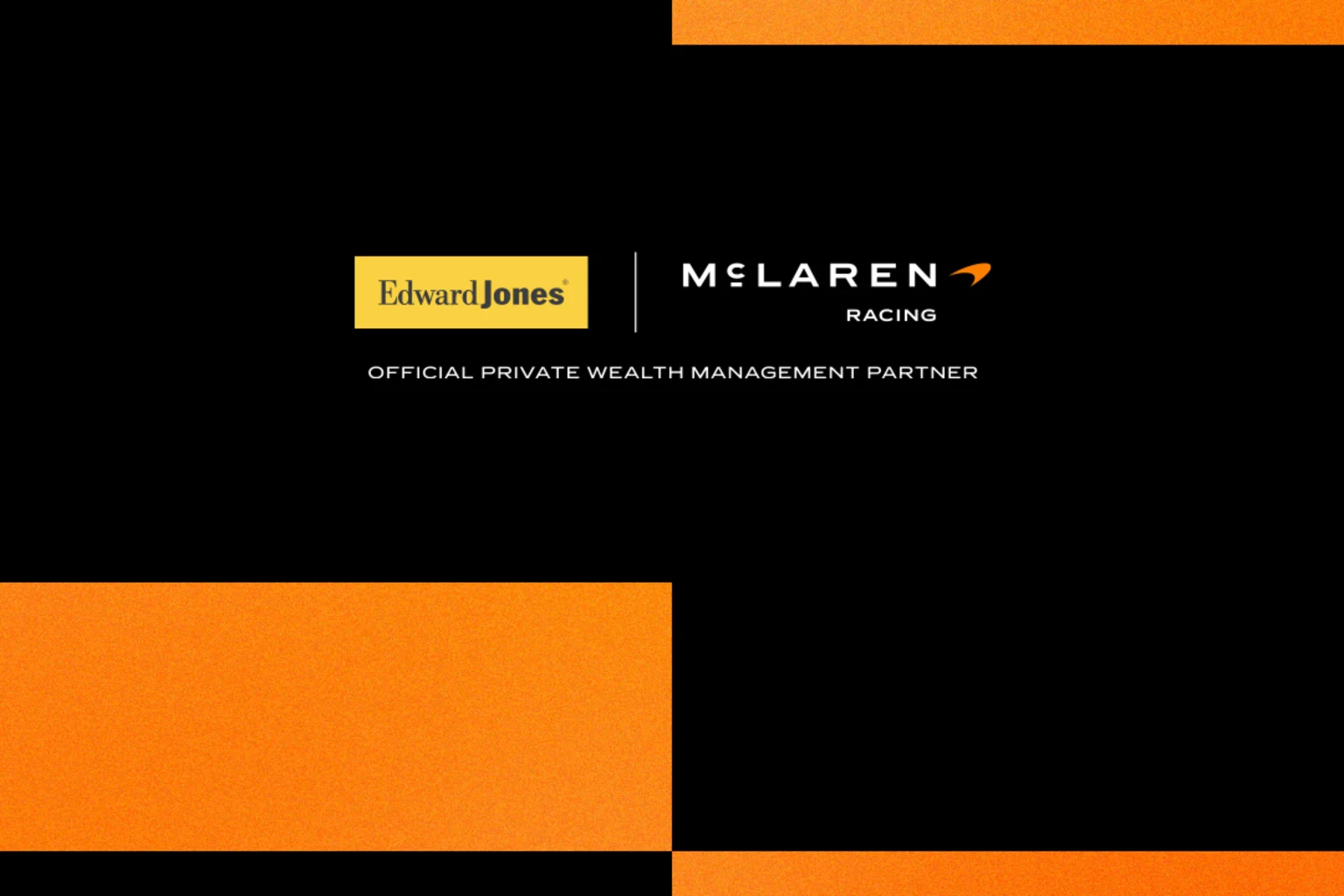 Edward Jones and McLaren Racing partnership artwork featuring the No. 6 Arrow McLaren Chevrolet