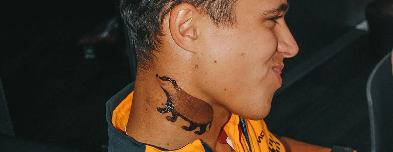 Tattoo Roulette - Lando Norris and Daniel Ricciardo give each other temporary tattoos