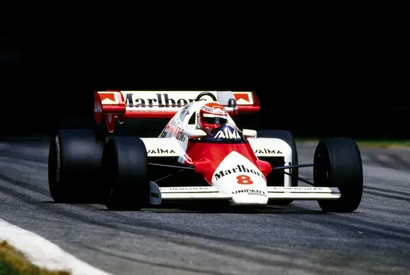 McLaren F1 1984 Championship Winning Car, the MP4/2 Driven By Lauda
