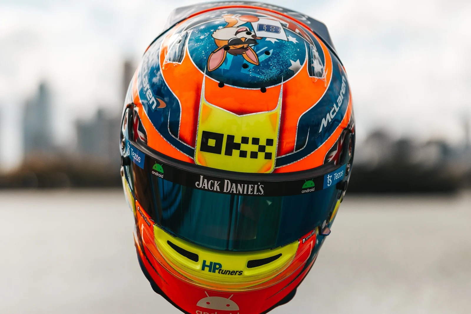 Formula-1 - 2023 - Australian-grand-prix - Special Race, Special Helmet Oscar's Home GP Helmet design - 0