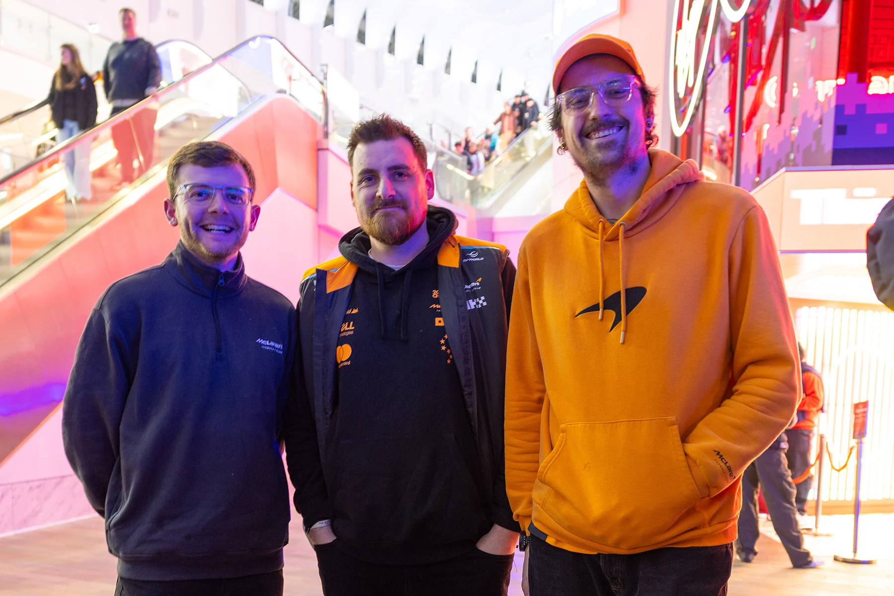 Formula-1 - 2025 - The-whole-team-are-excited-reaction-from-the-team-at-f1-75-live - Behind the curtain  F1 on stage - 8