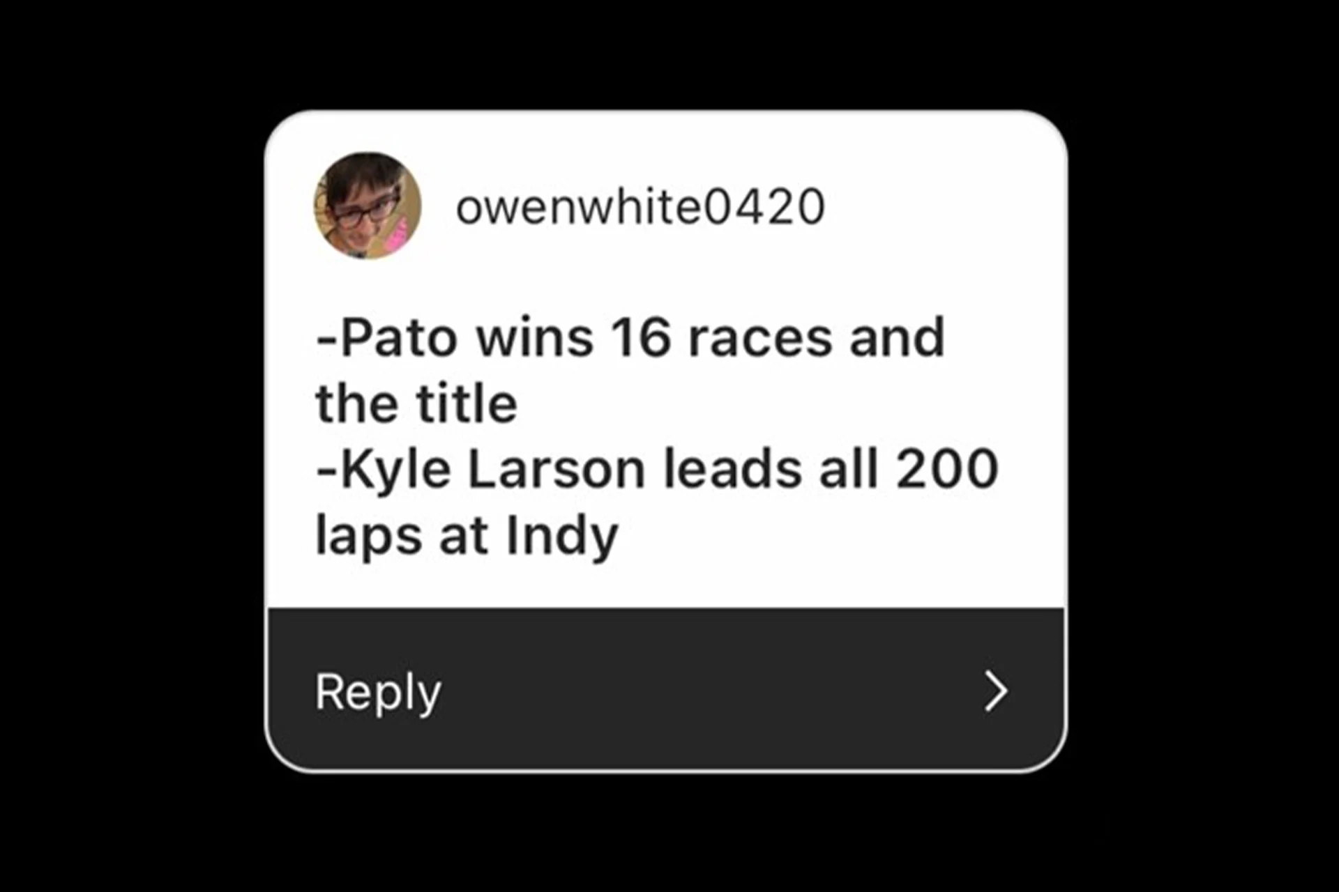 Indycar - 2024 - Arrow-mclarens-season-script-according-to-social-media - Safe to say our fans have big and creative goals for this 2024 season! - 2
