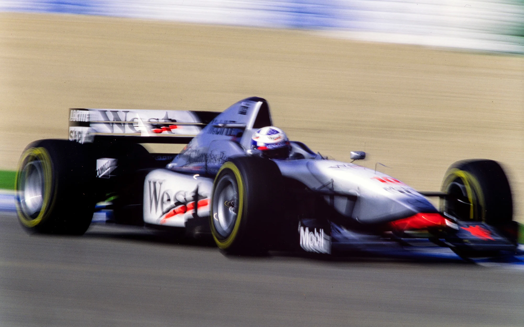 David Coulthard, McLaren MP4-12 during the European GP at Circuito de Jerez, Spain.