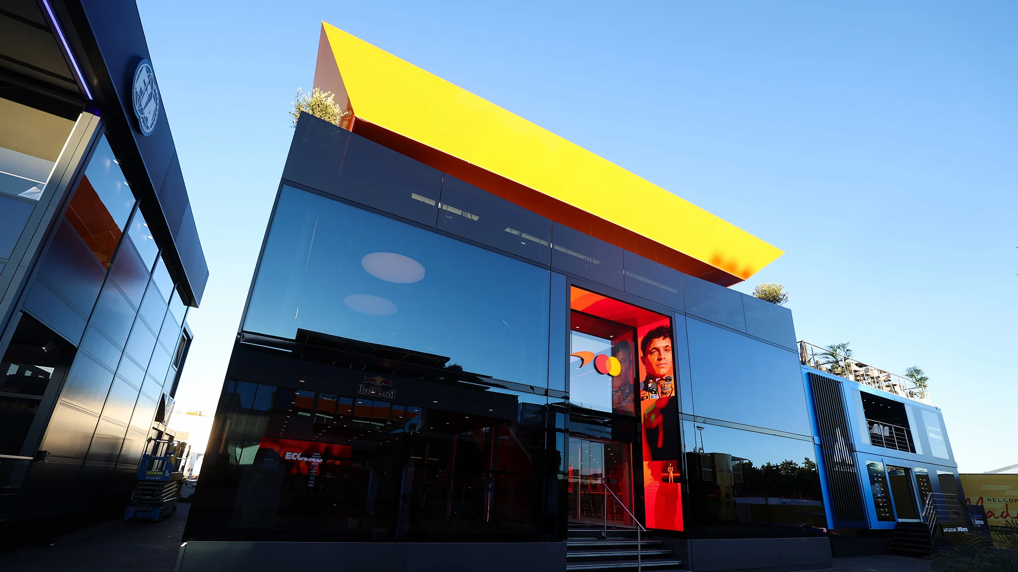 McLaren's new, state-of-the-art Team Hub