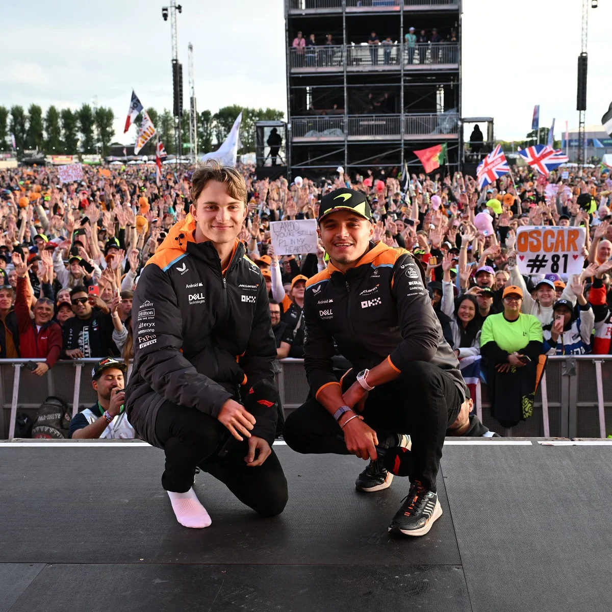 Two Card - Formula-1 - 2024 - United-states-grand-prix - Mclaren-formula-1-team-to-bring-back-fan-favourite-chrome-livery - McLaren Store Austin collection - McLaren Plus