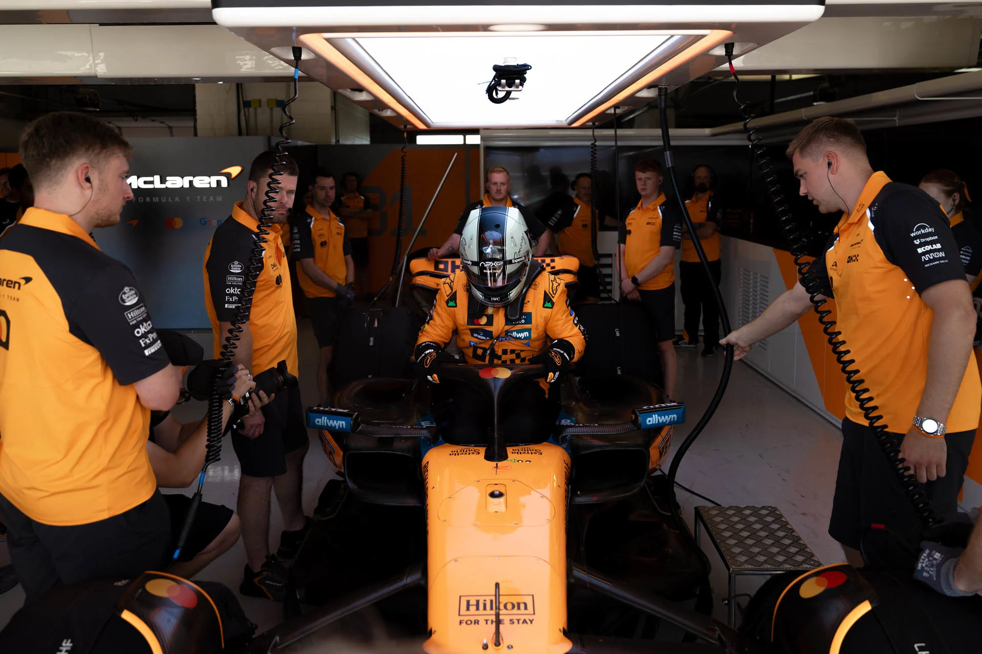 Behind the scenes of Brad Pitt’s Formula 1 test with McLaren