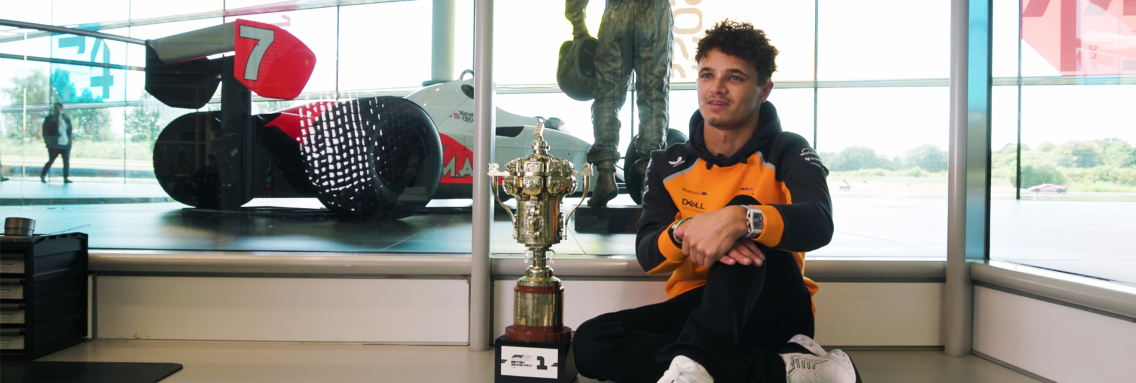 Interview: Lando on winning at home, memories of Lewis Hamilton, and celebrating with his family