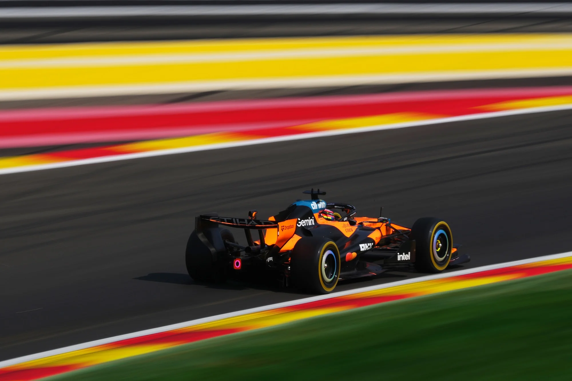 Oscar Piastri driving the MCL40 during the F1 Grand Prix of Hungary