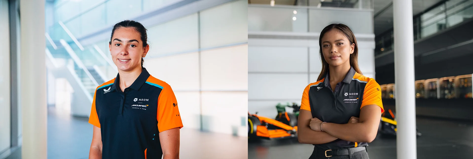 NEOM McLaren Formula E Team announces Bianca Bustamante and Ella Lloyd for the 2024/25 ABB FIA Formula E World  Championship Women’s Test