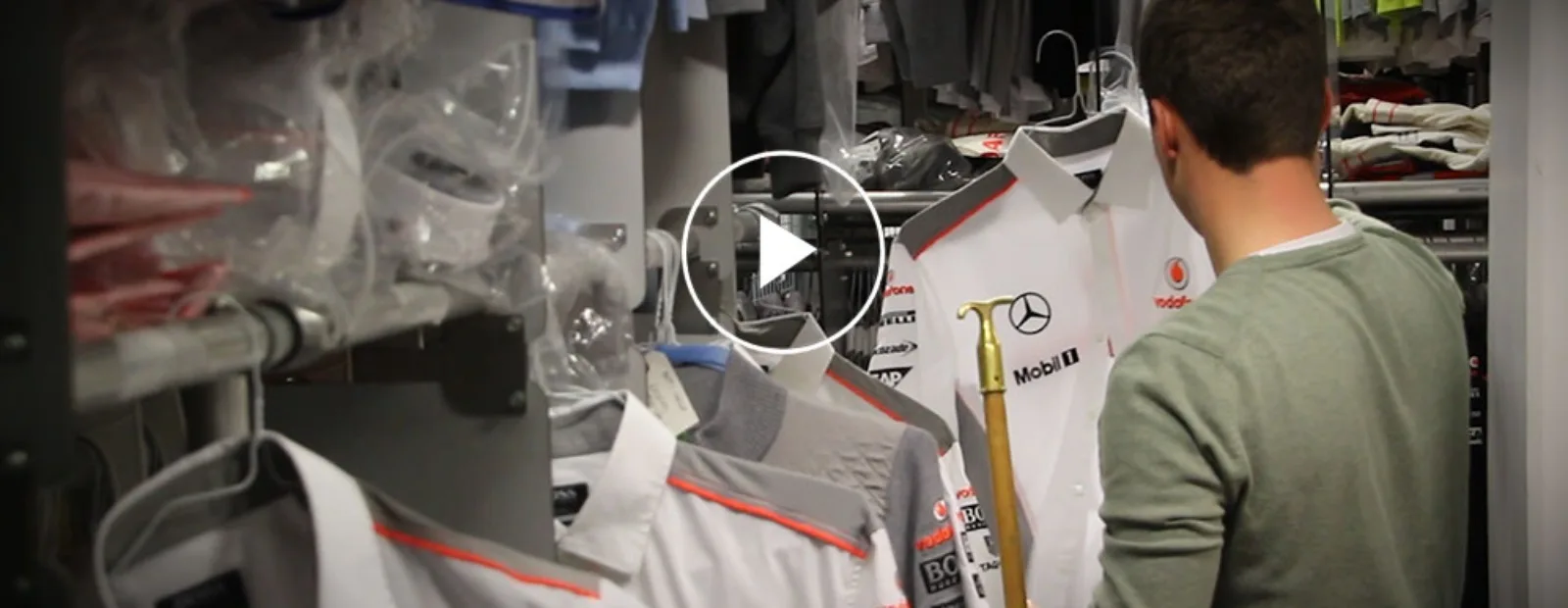 Inside the McLaren clothing department