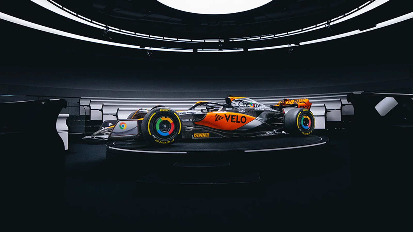 The Chrome livery is a celebration of McLaren’s fan-favourite design which the team carried from 2006 to 2014.