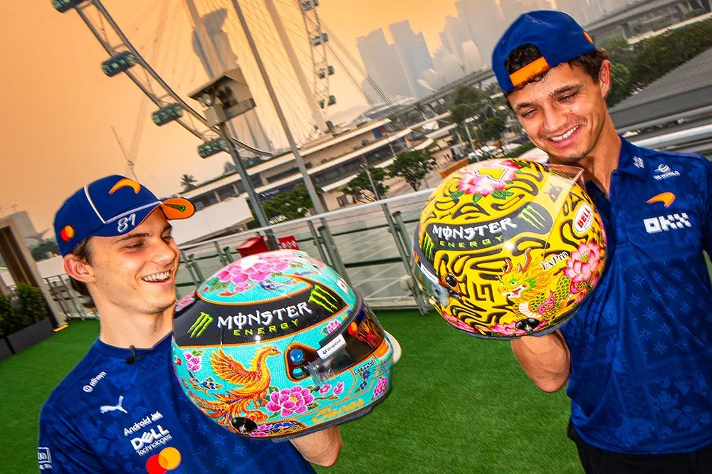 Singapore GP Helmets