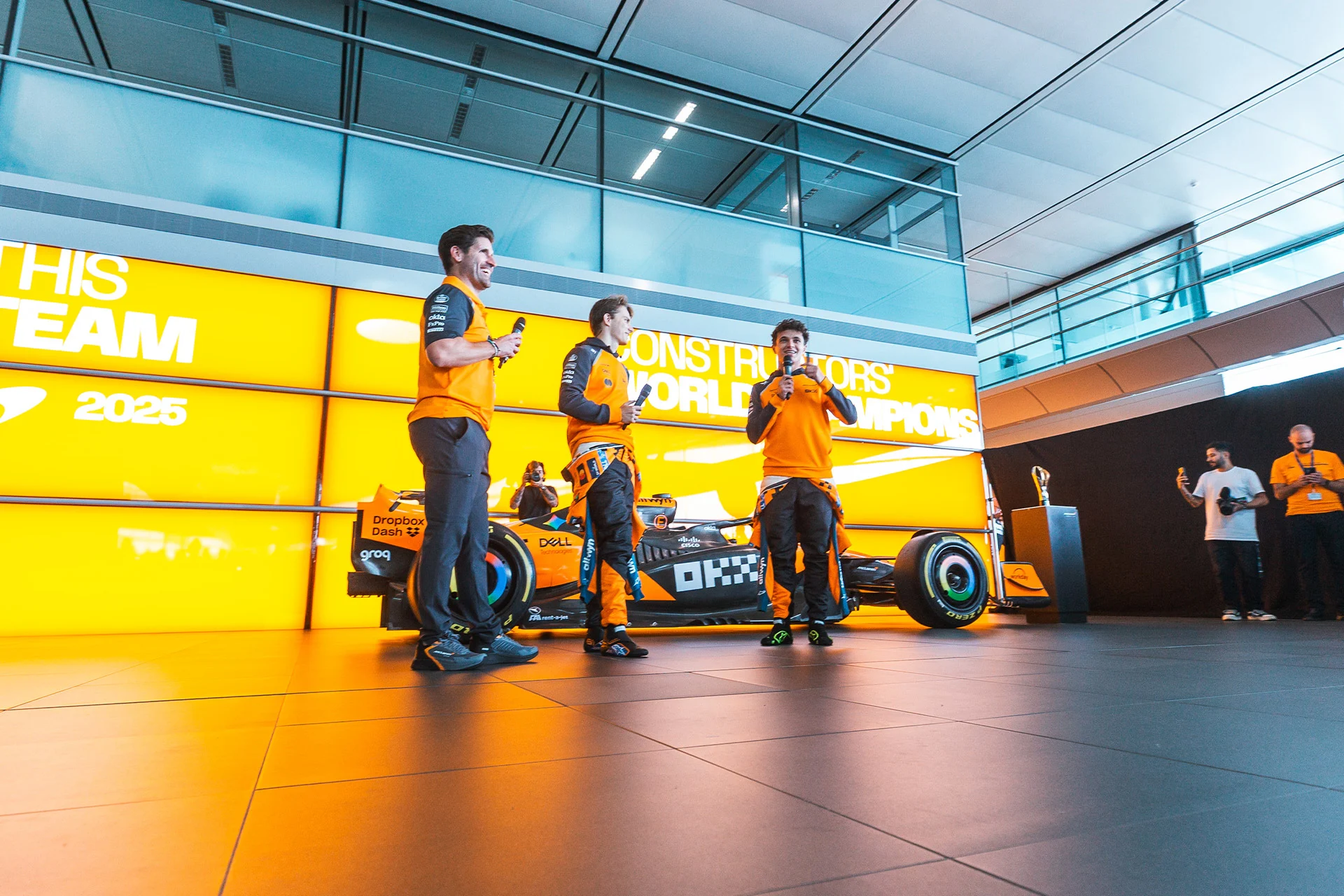 Formula-1 - 2025 - Exclusive-interview-zak-andrea-lando-oscar - Family & Friends Day At the MTC - 2