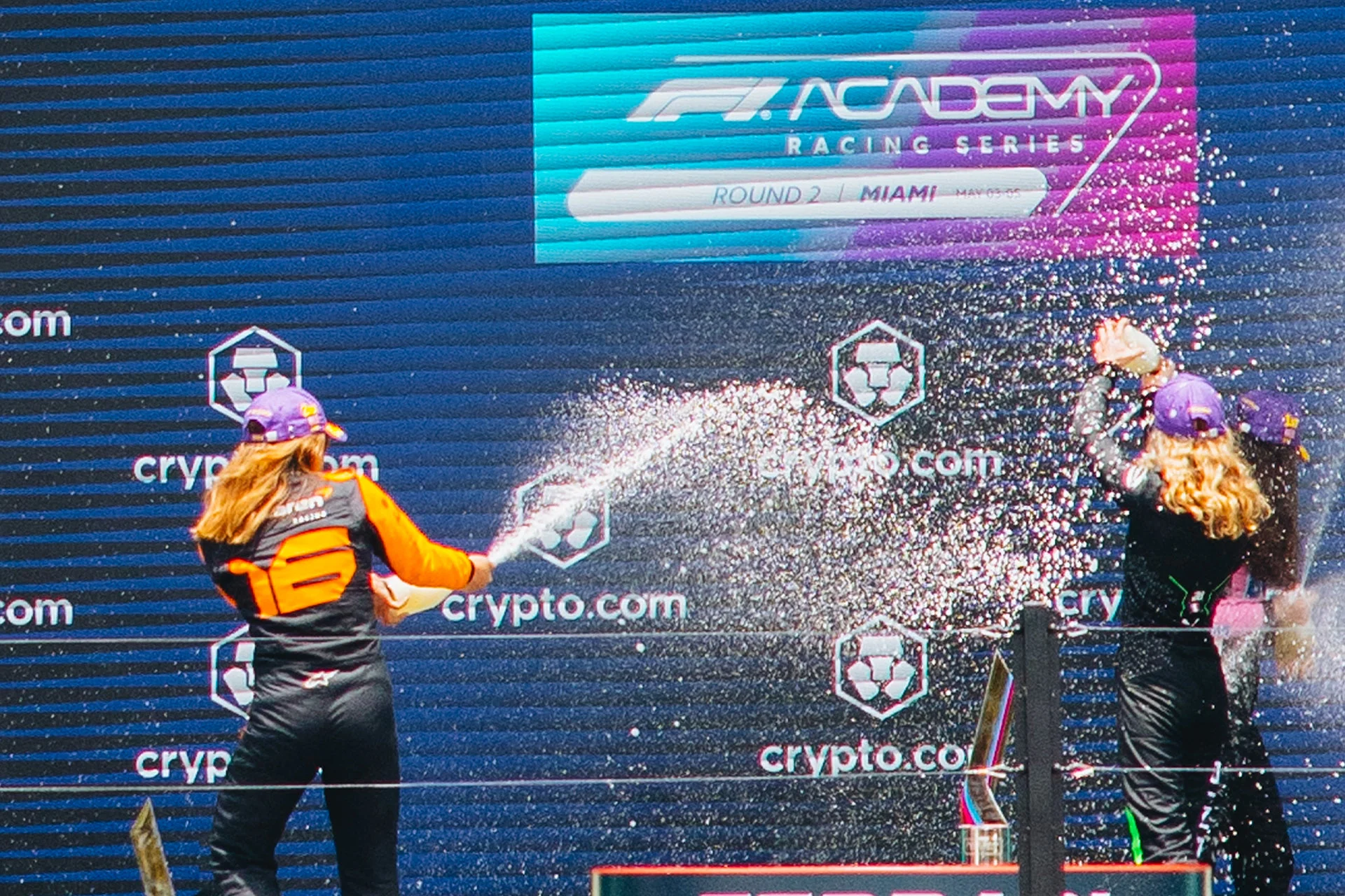 Heritage - Trophies - Mclaren-trophies-f1-academy-miami-2024 - McLaren's first F1 Academy podium - 4