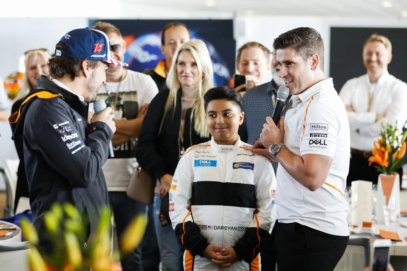 Partners - Hilton - Meet-our-newest-member-mascot-dariyan - Meet our newest team member Dariyan became our McLaren mascot at the US GP thanks to Hilton Honors - 5