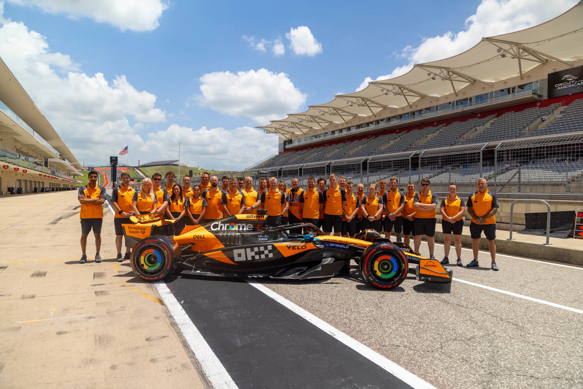 Behind the scenes of Brad Pitt’s Formula 1 test with McLaren