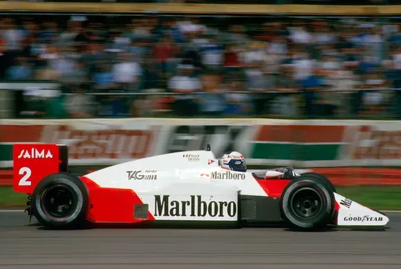 McLaren F1 1985 Championship Winning Car, the MP4/2B Driven By Prost