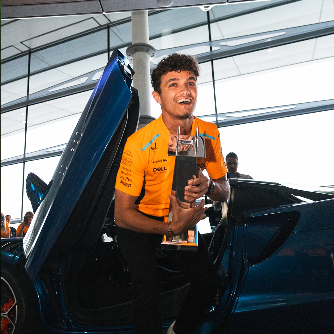 Descriptive Card - Lando Norris' road to victory